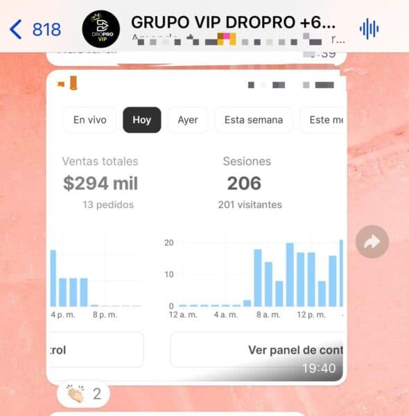 Resultado de un alumno de Dropro