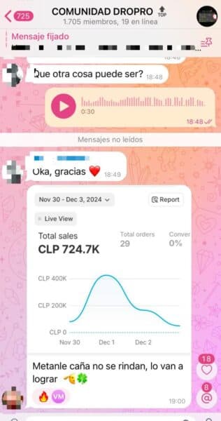 Resultado de un alumno de Dropro
